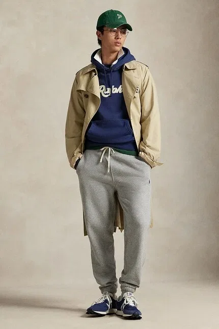 Спортивные штаны из плотного трикотажа 710793939002 Polo Ralph Lauren, серый — фото 3