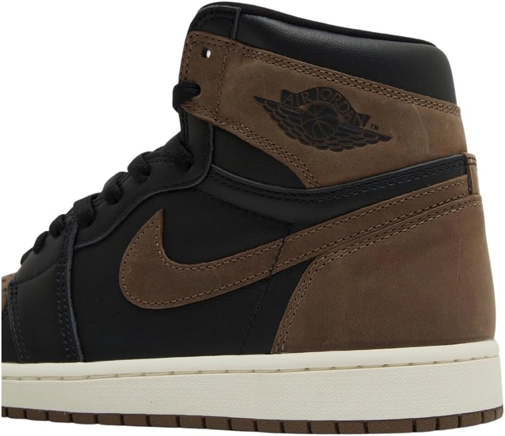 Мужские кроссовки Air Jordan 1 High Nike, черный/золотой — фото 2