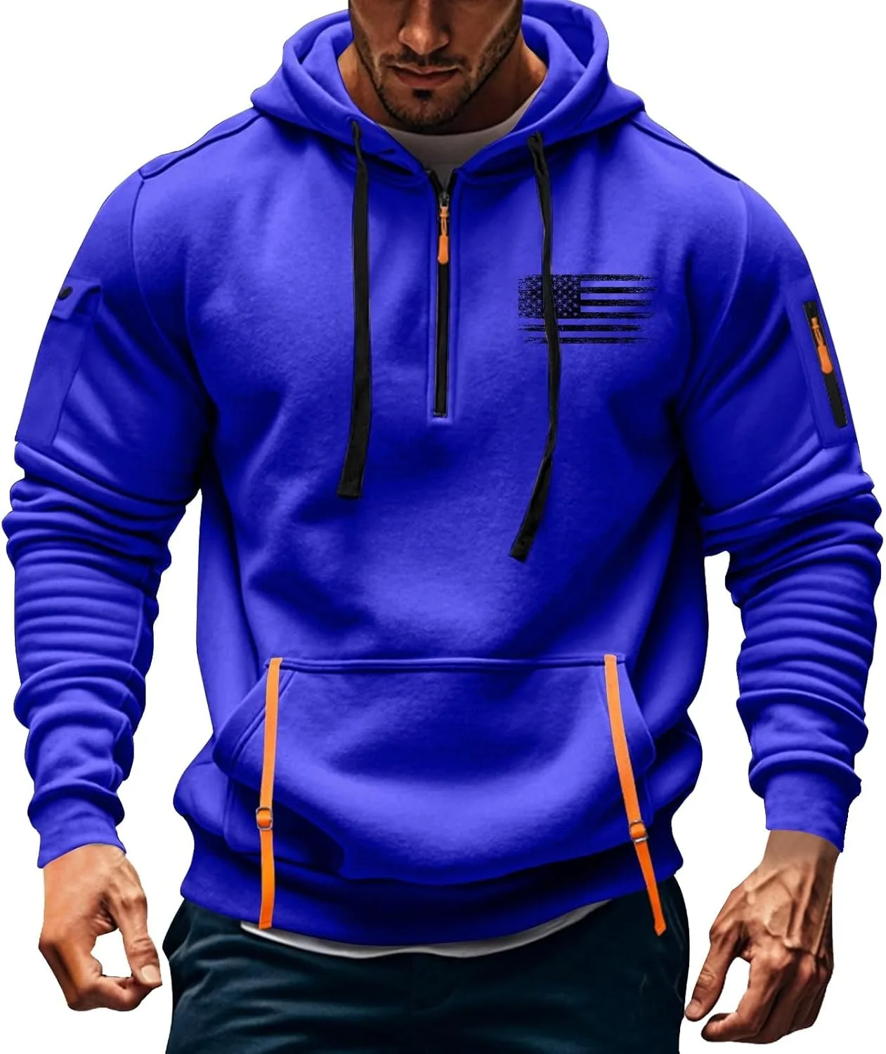 Толстовка с капюшоном Quarter Zip Fleece для мужчин — фото 2