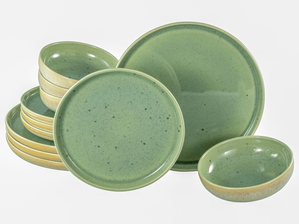 

CreaTable, 23716, Uno Romana, набор тарелок, 12 предметов, керамика
