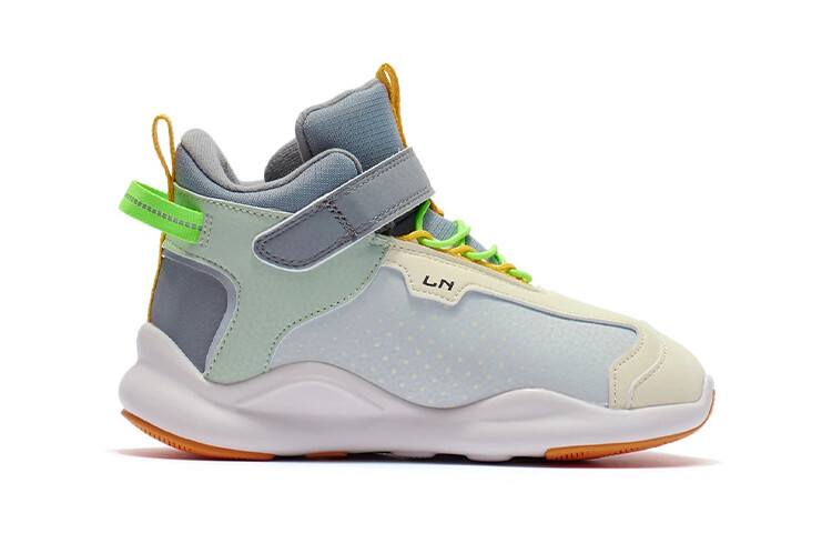 Кроссовки LINING YOUNG Kids Lifestyle Shoes PS High-top Gray — фото 2
