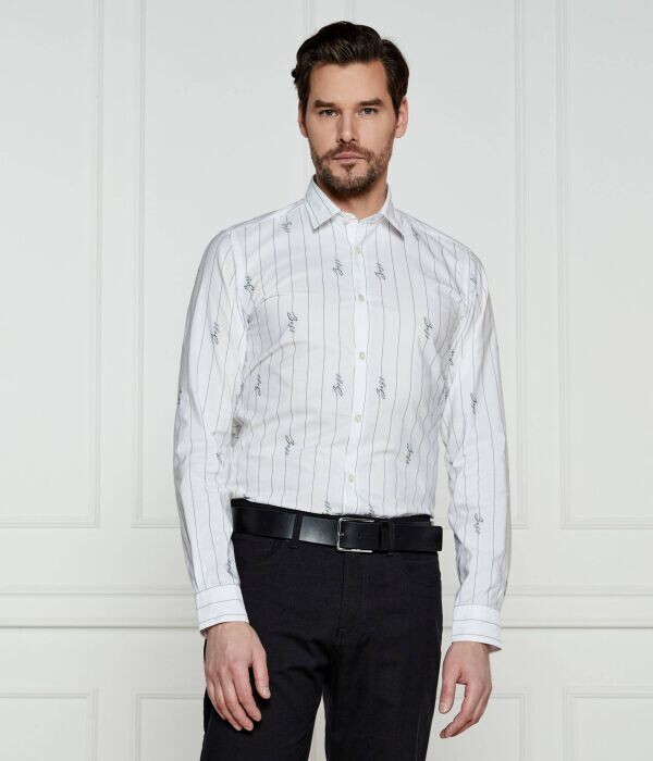 

Рубашка c-roan-kent-c1-243 Slim Fit Boss, белый