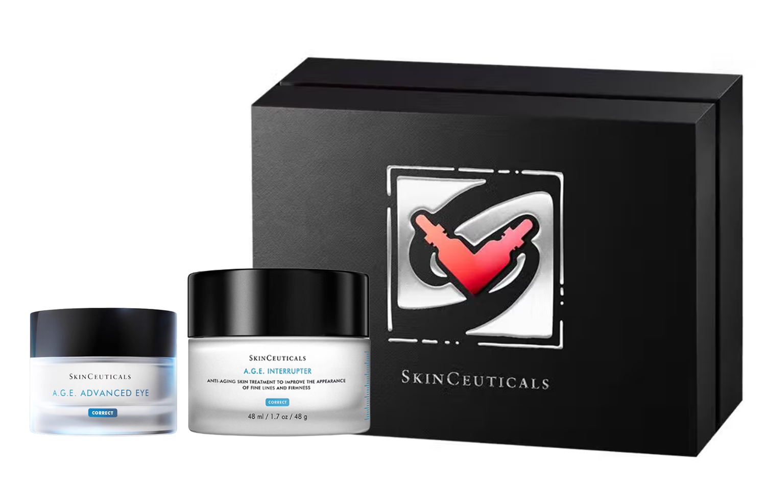 

Набор для ухода за кожей xiulike age увлажняющий и восстанавливающий крем для глаз 15ml + увлажняющий крем для лица 48ml SKINCEUTICALS