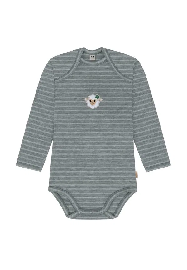 Комбинезон из мериносовой шерсти langarm einteiler wol из мериновой шерсти Normani Outdoor Sports, Grau Gestreift