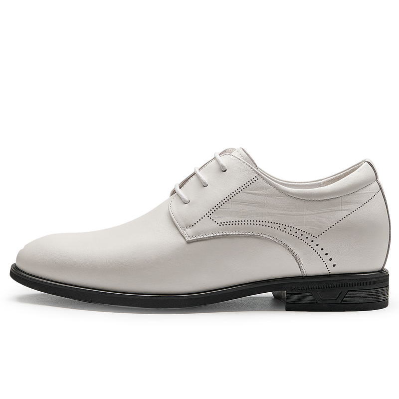 

Деловые кожаные туфли мужские GOG, White Height Increasing 6.5Cm-0823757-2Za