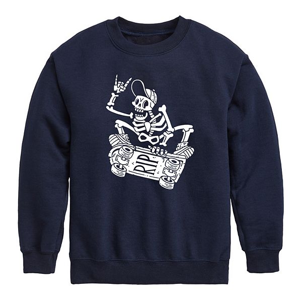 

Детский флисовый свитшот с принтом rock, paper, scissors skeleton crew Licensed Character, Navy