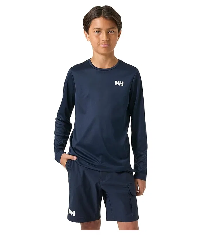 Футболка с длинным рукавом Tech Long Sleeve Crew Helly Hansen Kids, Navy