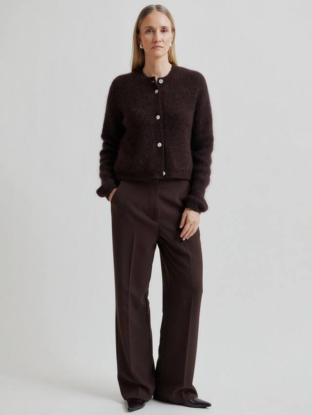 

Прямые брюки Fique с зауженным кроем Second Female, Burgundy