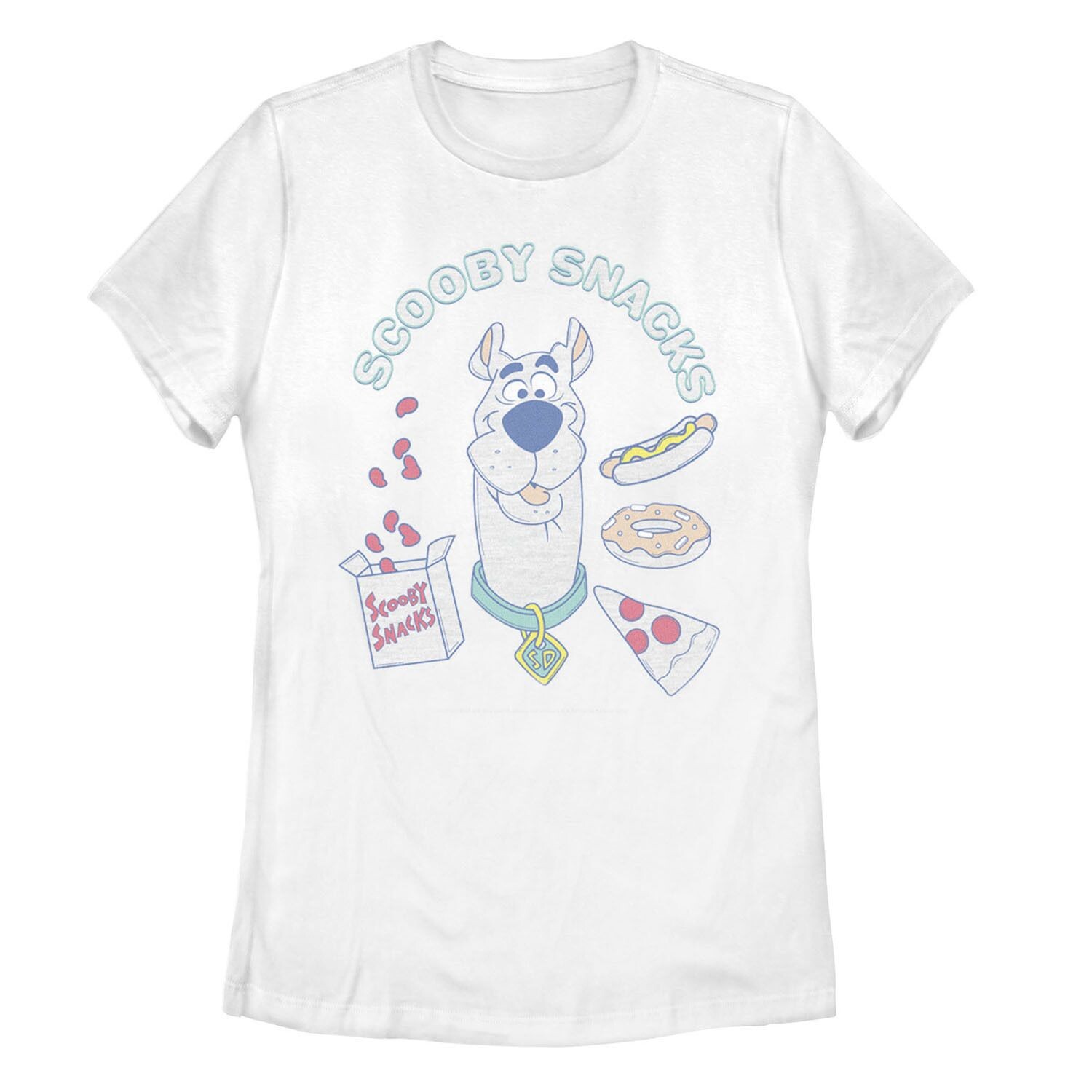 

Детская футболка с рисунком Скуби-Ду "Scooby Snacks" Licensed Character