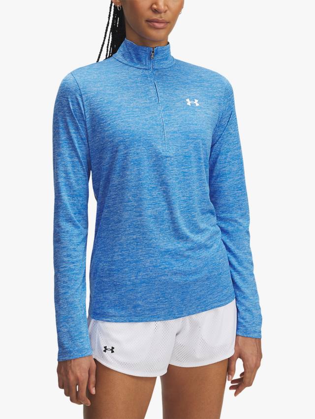 

Женская футболка Tech 1/2 Zip Under Armour, Blue / White