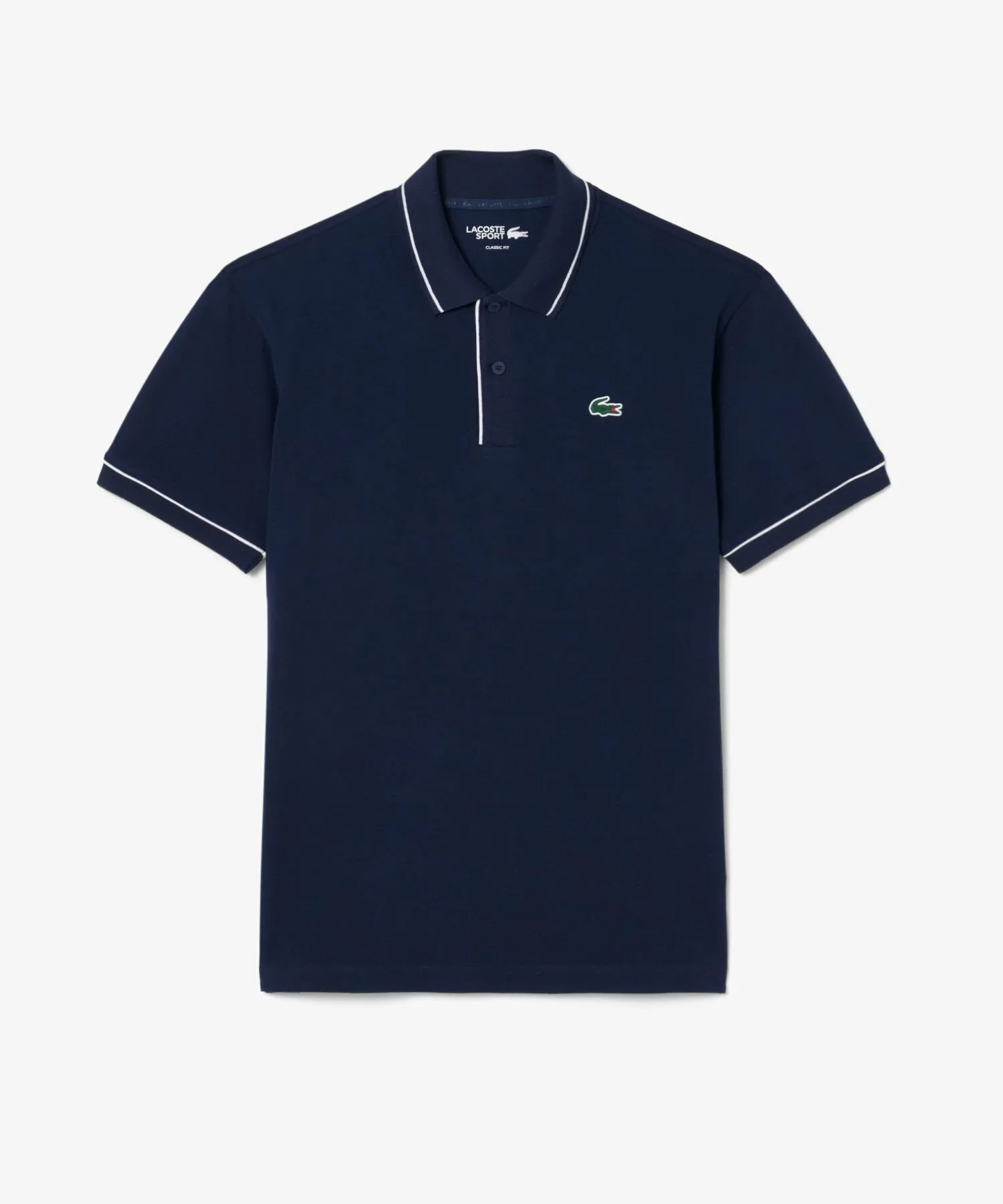 Поло-рубашка LACOSTE с терморегуляцией, Navy — фото 4