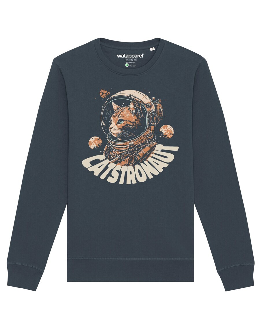 

Свитер Watapparel Sweatshirt Catstronaut, антрацит