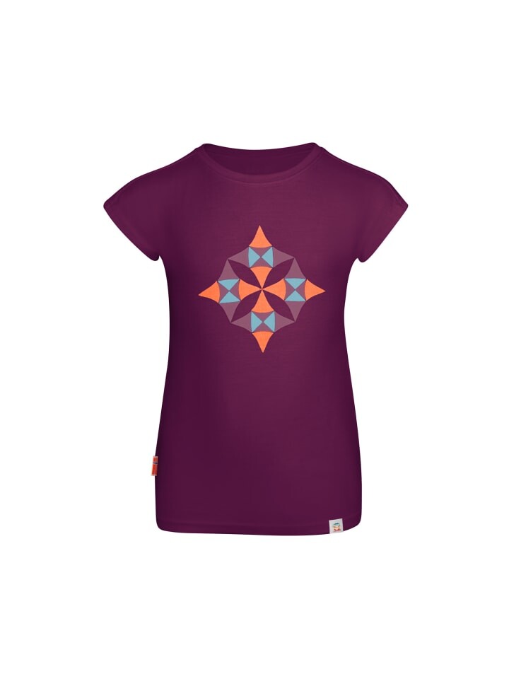 

Функциональная рубашка Trollkids Funktionsshirt Sandefjord, цвет mulberry
