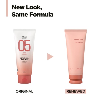 Маска для волос Repair Cica Hair Mask - восстанавливает, укрепляет и питает волосы. Amos Professional — фото 2
