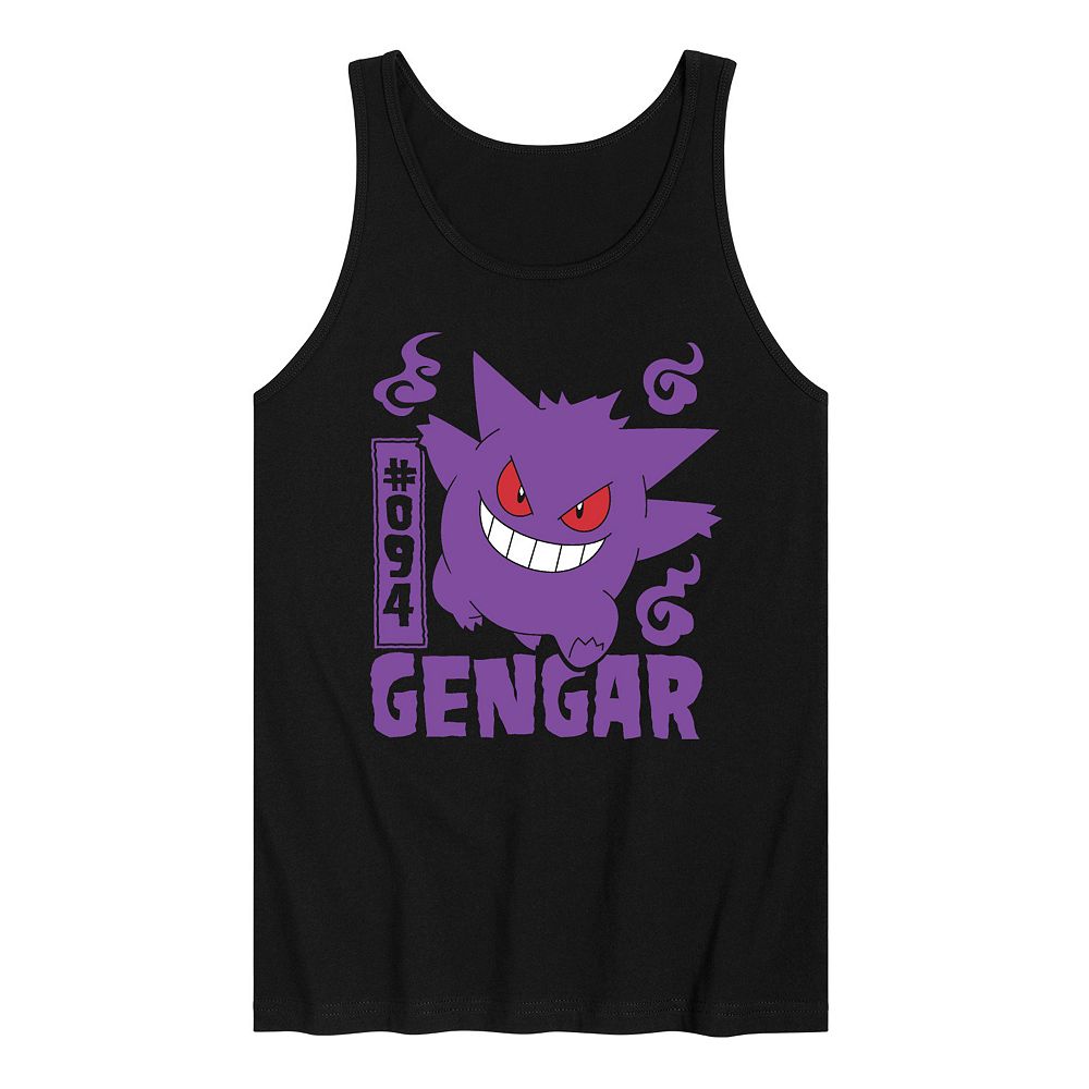 

Мужская майка Pokemon Gengar Licensed Character, черный