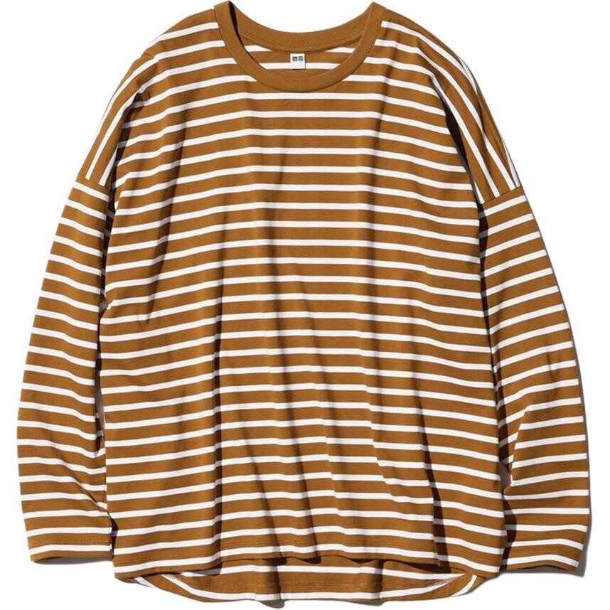 

Футболка женская светло-коричневая Uniqlo