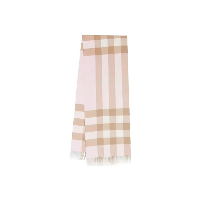 

Burberry Шарф из кашемира в клетку, Pink