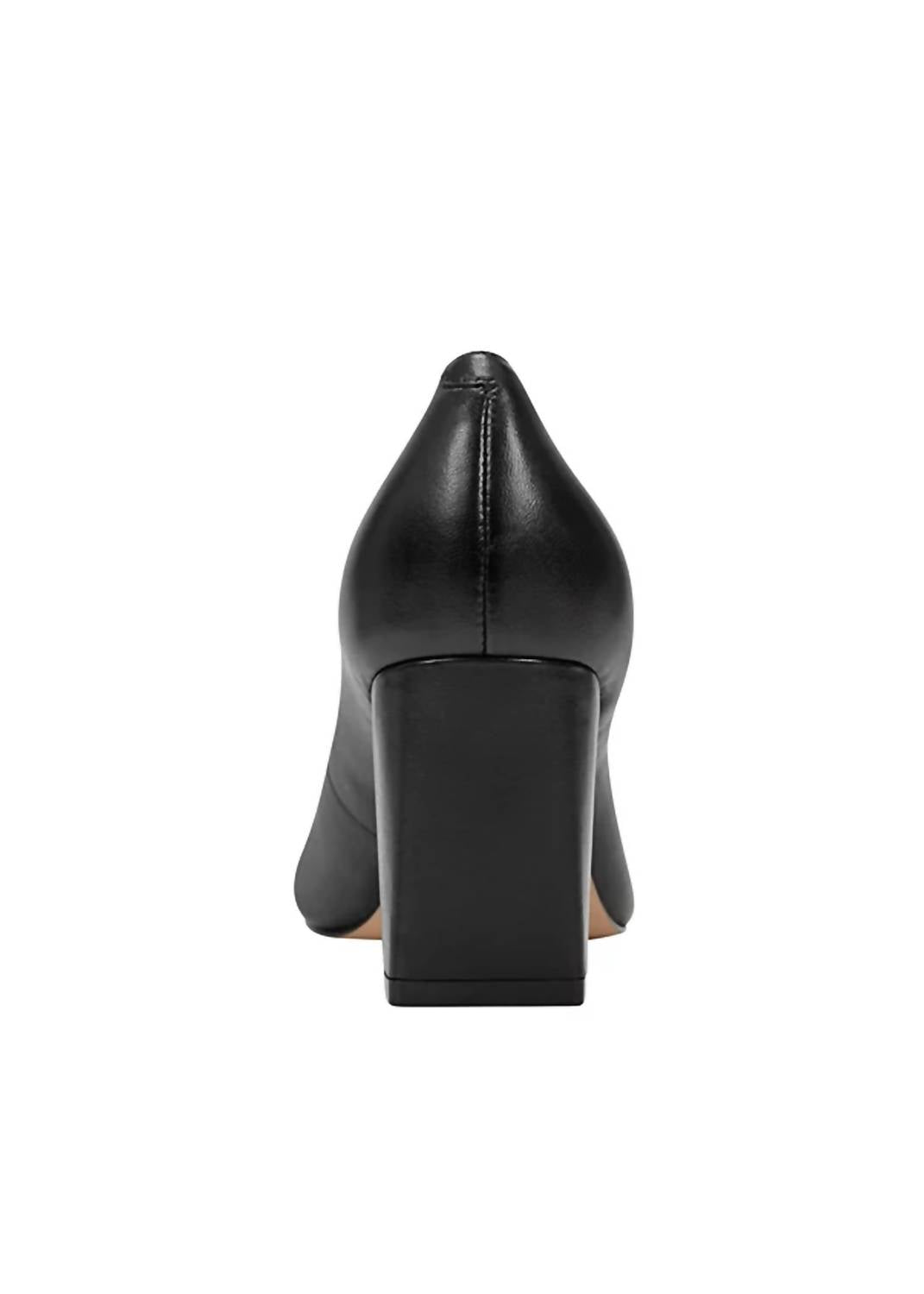 Women's Vernie Block Heel Dress Pumps In Black / Black Marc Fisher — фото 3