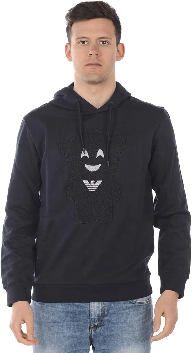 Мужская модная толстовка Emporio Armani 3G1M71 1J07Z, Blu