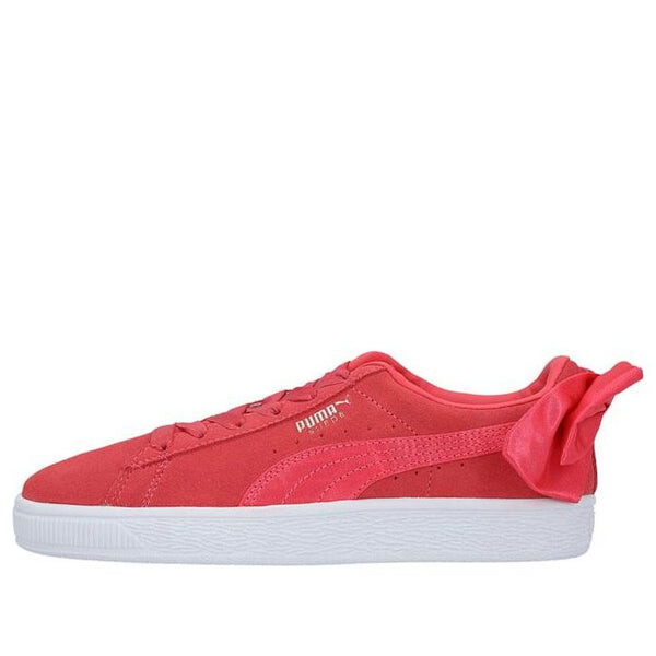 

Кроссовки suede bow 'red white' Puma, красный