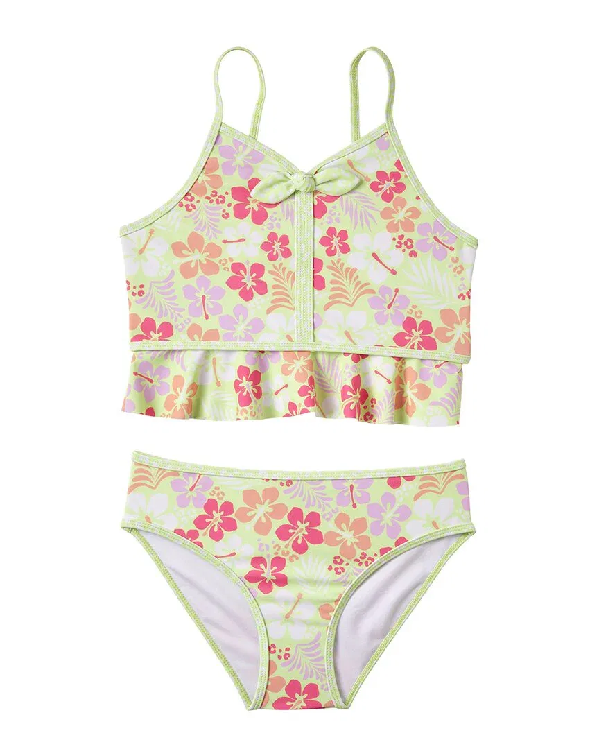 Комплект бикини Kensie Girl Tropical Cheetah из 2 предметов, зеленый
