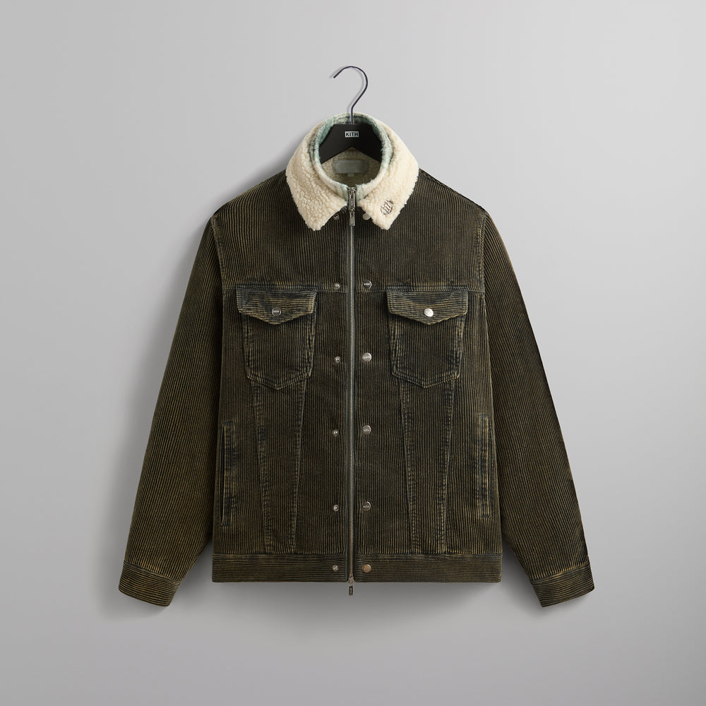 

Куртка Kith Washed Corduroy Laight Jacket, цвет Machine