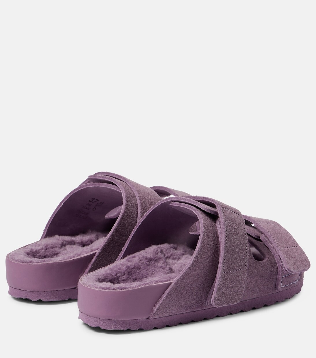 Замшевые шлепанцы x tekla uji Birkenstock 1774, фиолетовый — фото 3