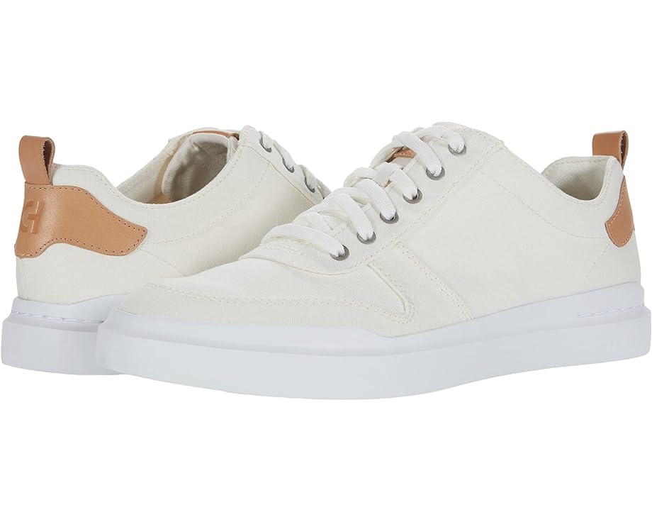 

Кроссовки Cole Haan GrandPro Rally Canvas Court Sneaker, цвет Ivory/Natural, Серый, Кроссовки Cole Haan GrandPro Rally Canvas Court Sneaker, цвет Ivory/Natural