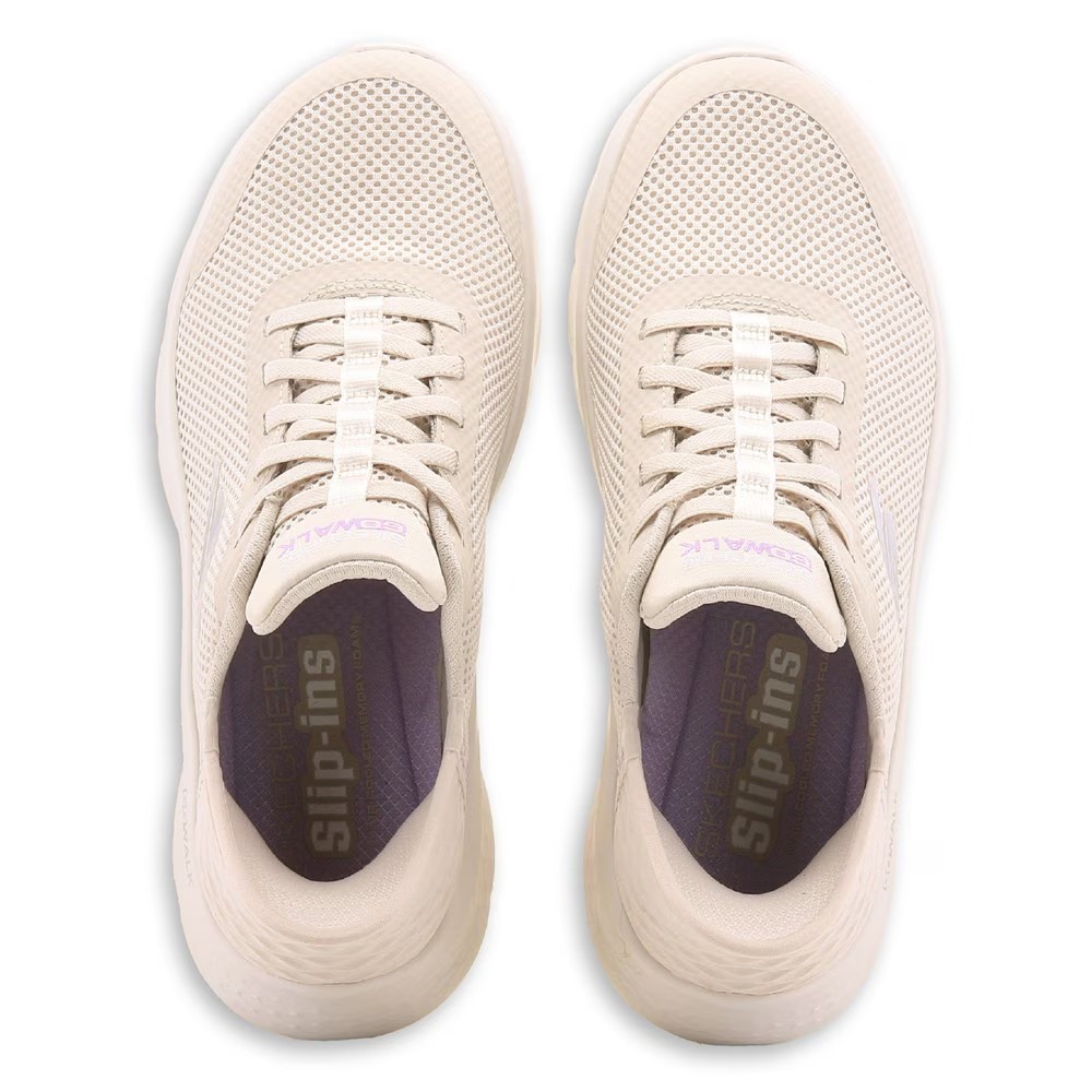 Slip-Ins go walk flex slip on кроссовки Skechers, белый — фото 4