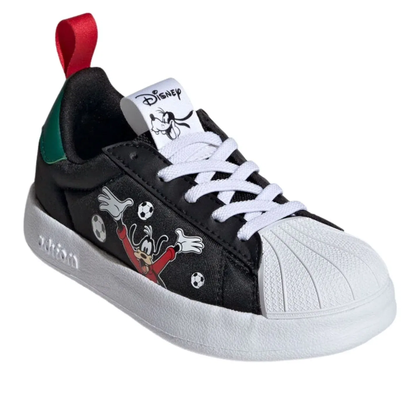 Кеды Adidas x Disney x Goofy Soccer Adifoam Superstar 'Black White' IH1750, черный — фото 4