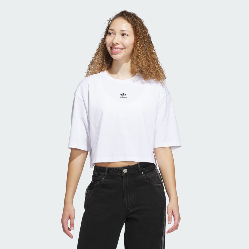 

Футболка Adidas Essentials Crop Tee, белый