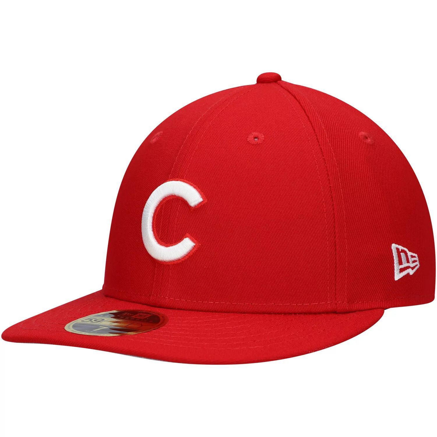 

Мужская приталенная шляпа New Era Scarlet Chicago Cubs Low Profile 59FIFTY