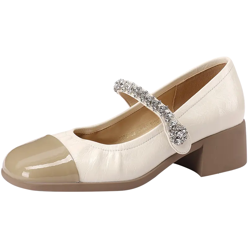 Туфли Мэри Джейн женские Mulinsen, Beige Apricot