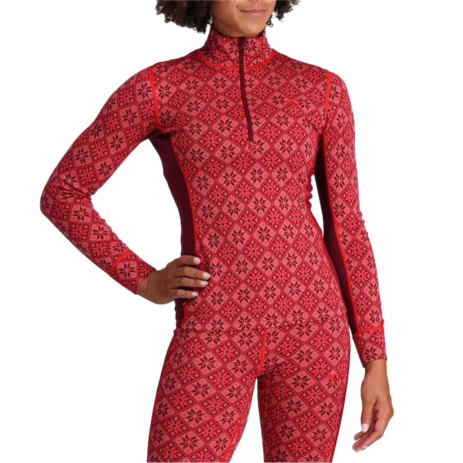 

Топ Kari Traa Rose Half Zip, цвет Rouge