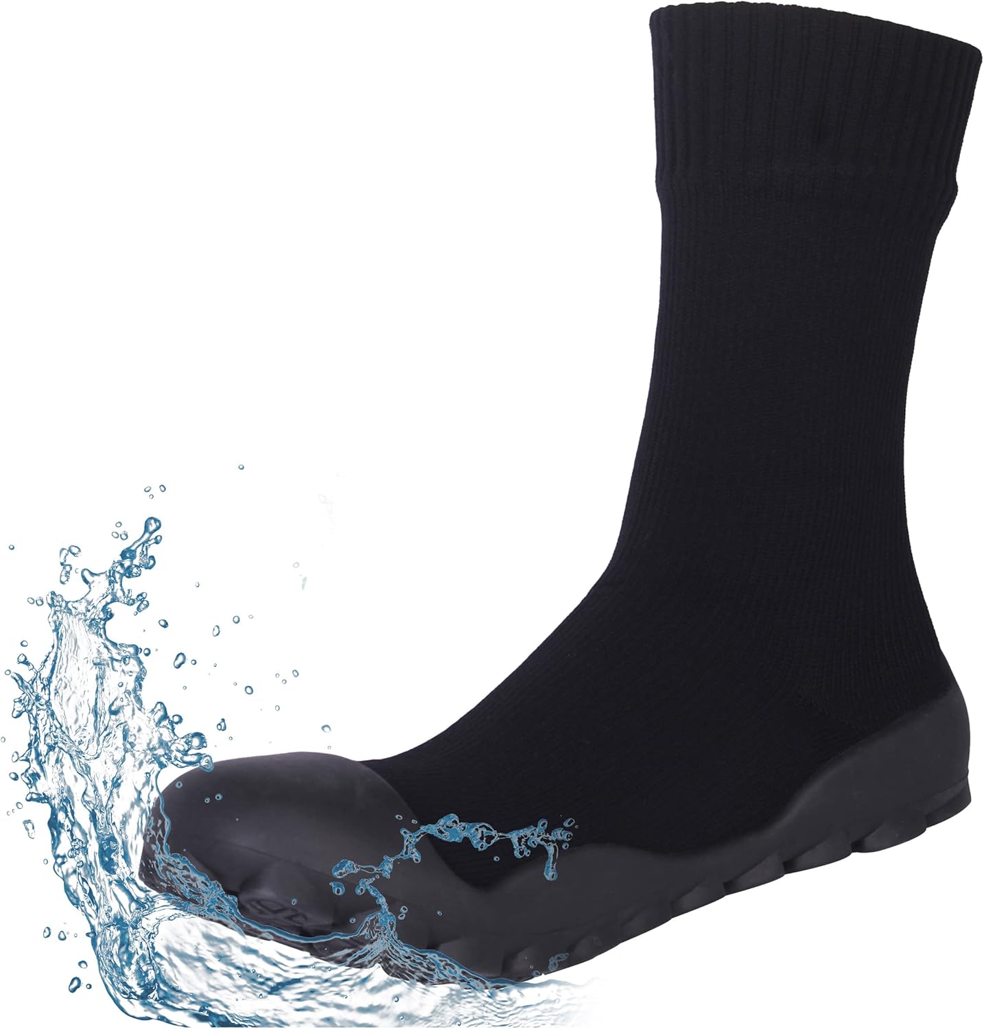 

Водонепроницаемые минималистичные носочные туфли RANDY SUN для женщин и мужчин, легкие водные туфли с широкой носочной частью, черный