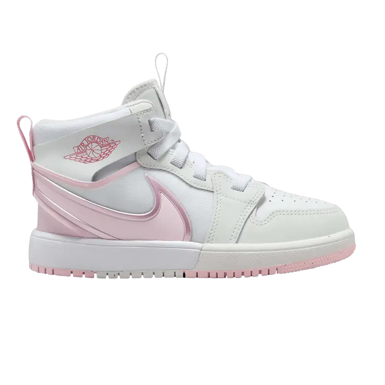 

Кроссовки Air Jordan 1 Mid RM EasyOn PS White Pink Foam, розовый