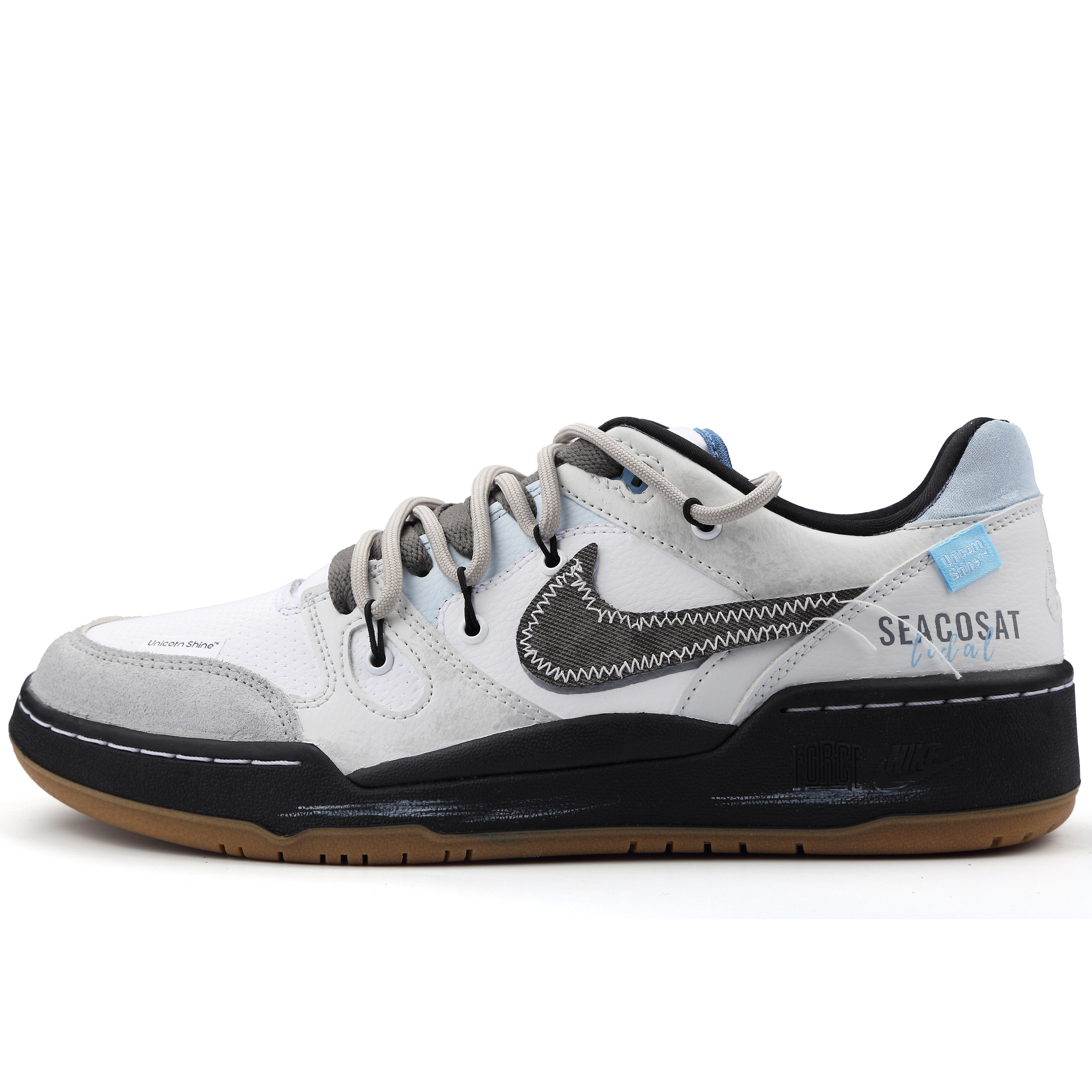 

Nike Кроссовки для скейтбординга Full Force Tide Coast с низким верхом, нескользящие, мужские, сине-серые