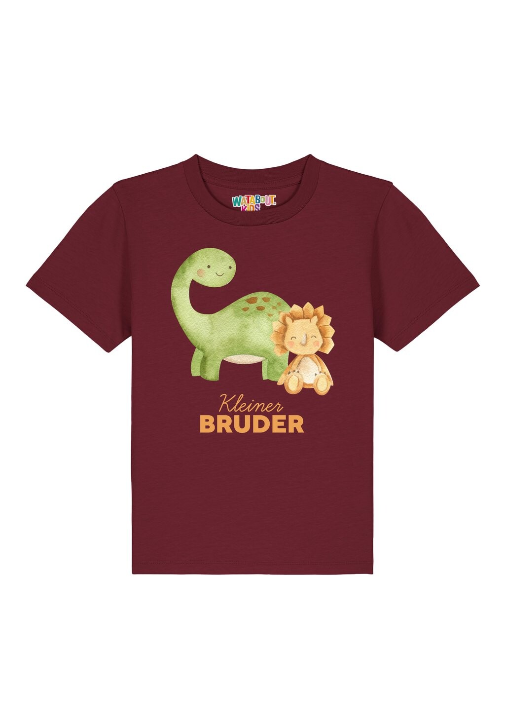 

Футболка с принтом DINOSAURIER 06 KLEINER watapparel, темно-красный