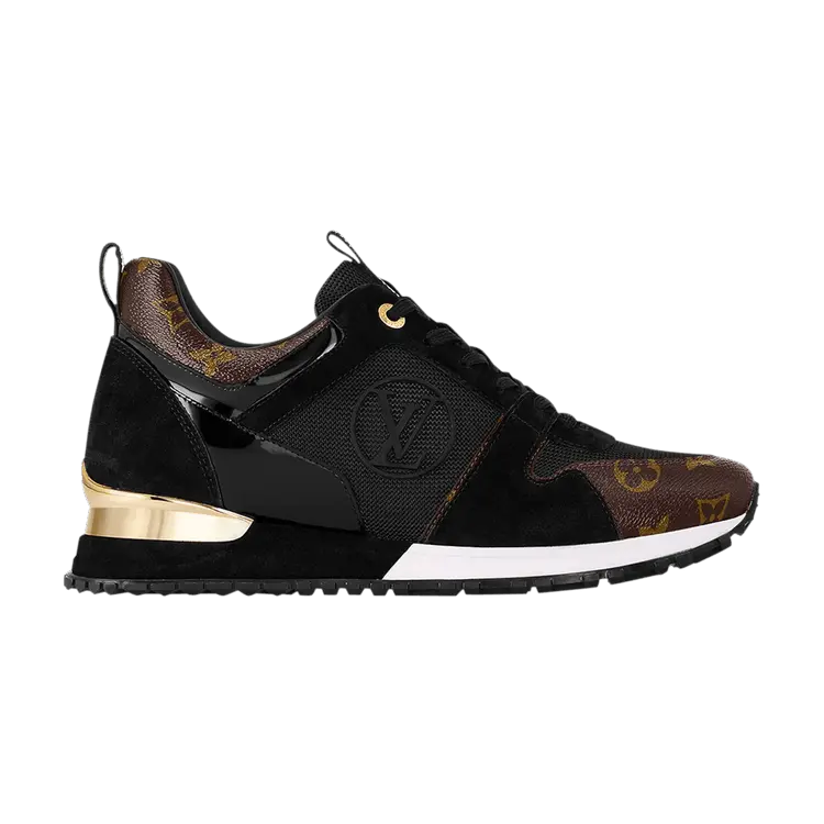 

Кроссовки Louis Vuitton Wmns Run Away Sneaker Black Monogram, черный