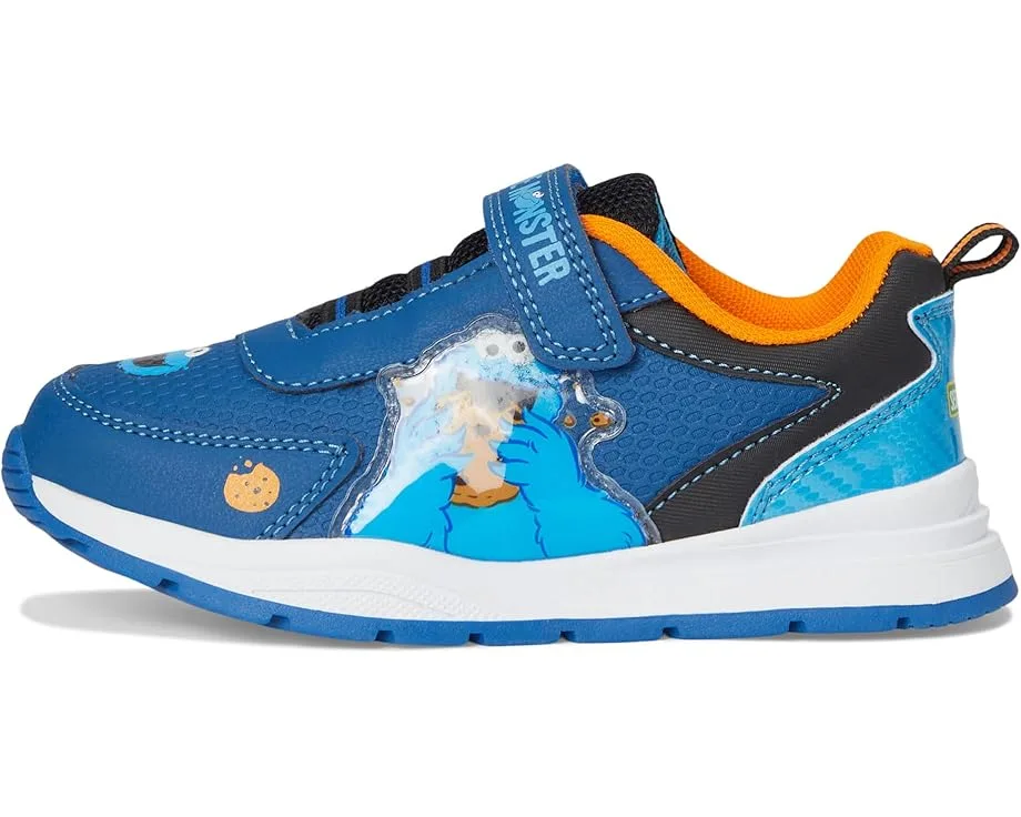 Кроссовки Josmo Sesame Street Elmo Cookie Monster Sneaker (Toddler/Little Kid), Navy/Blue — фото 4