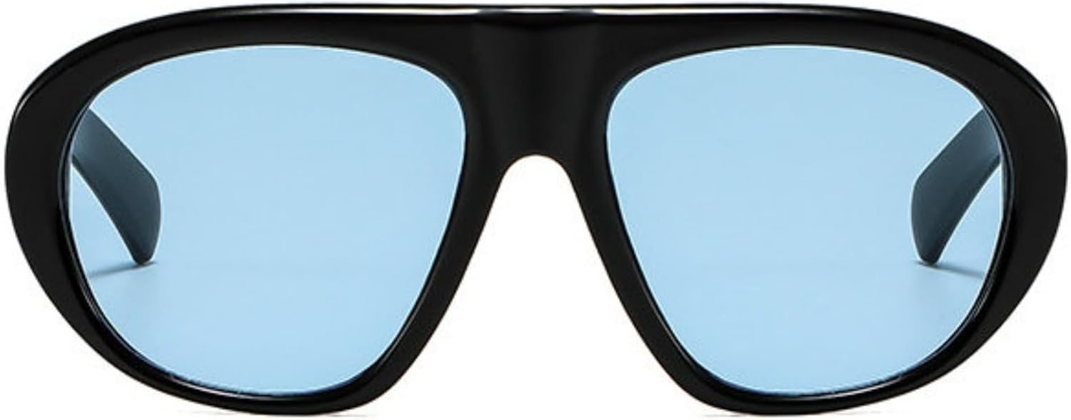 

Willochra Модные солнцезащитные очки-пилот большого размера для женщин и мужчин, ретро, ​​массивные, в стиле 70-х, с градиентным переходом цвета, защита от УФ-излучения UV400, овальные солнцезащитные очки для улицы, C3