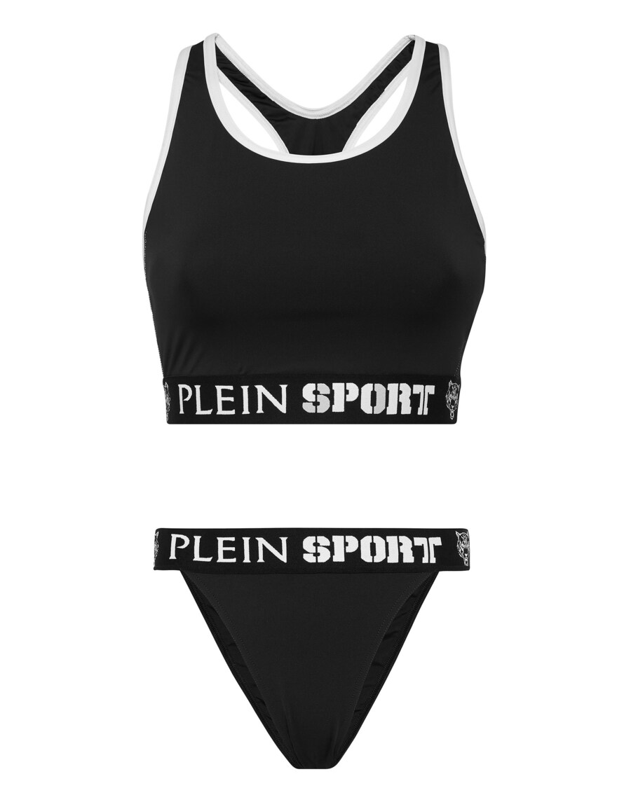 

Футболка Бикини Plein Sport Tiger, черный