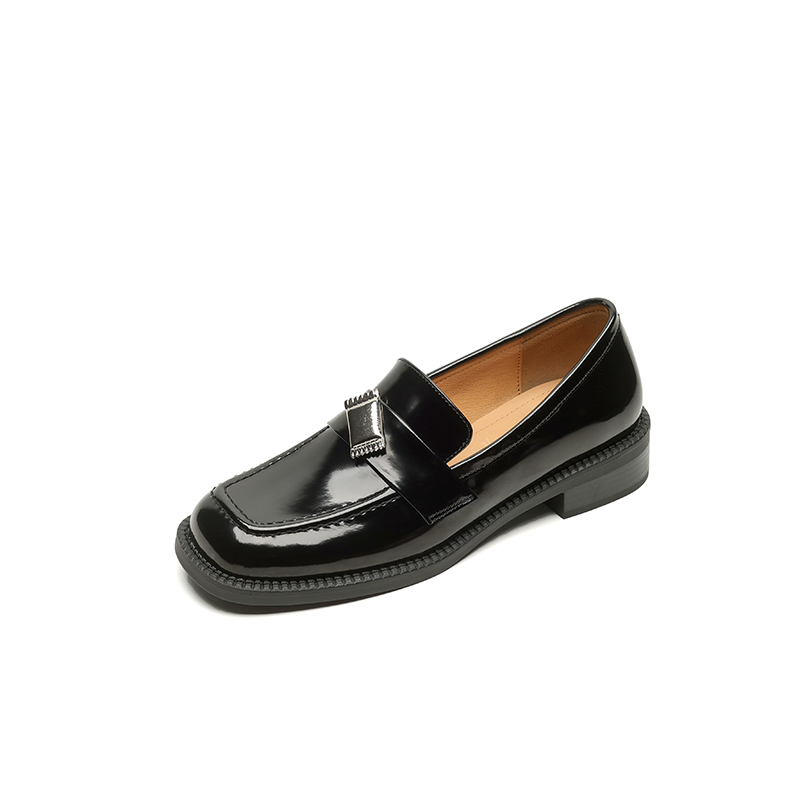 Yeezyy Reezy Лоферы женские 3,5 см, черные
