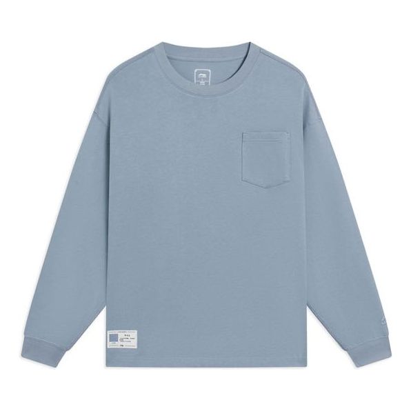 

Спортивный топ Li-Ning Long Sleeve Relaxed Top 'Blue' AHSS751-4, синий