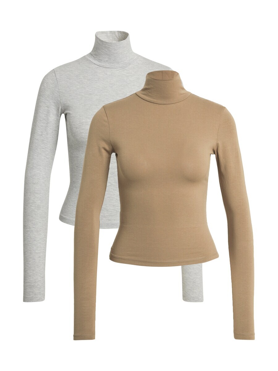 

Лонгслив STUDIO SELECT Shirt Mila, цвет mottled grey/olive