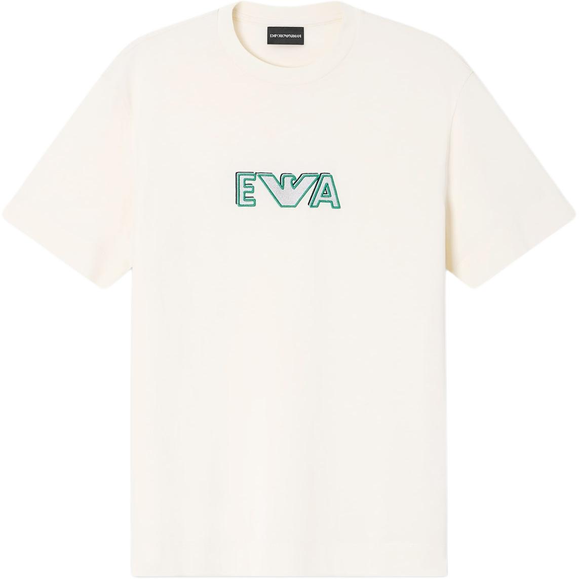 

EMPORIO ARMANI Футболка мужская белая с круглым вырезом Moderate, Белый, EMPORIO ARMANI Футболка мужская белая с круглым вырезом Moderate