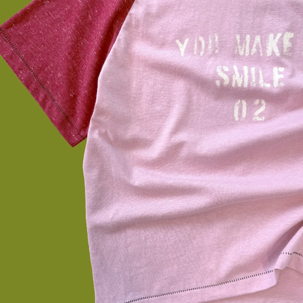 Детская футболка Smile Raglan с коротким рукавом розовая от Frise — фото 4