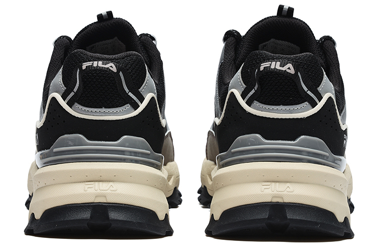Trek 1S Low Shoes 'Black Silver' FILA, Black/Dove Gray — фото 4