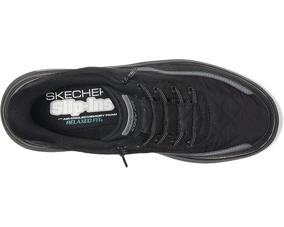 Кроссовки SKECHERS Urban Explore Cozy Fit Hands Free Slip-in, Black/Charcoal — фото 2