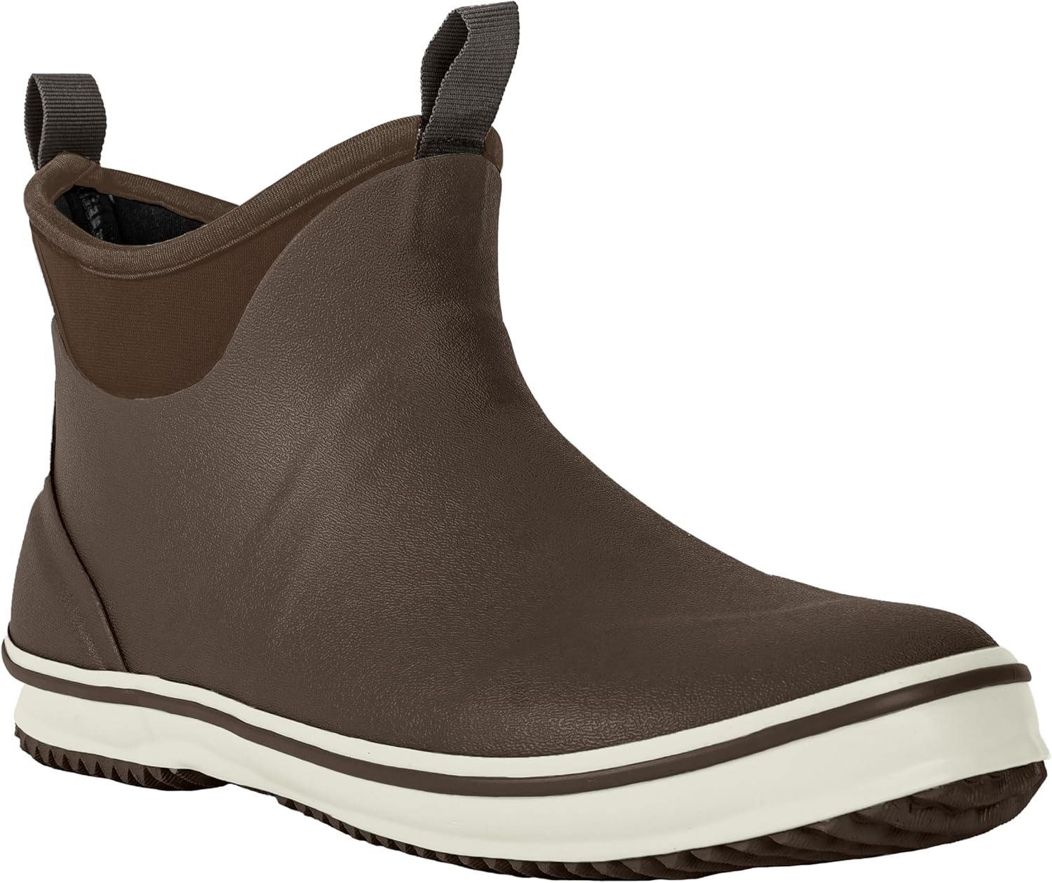 

Мужские водонепроницаемые ботинки для рыбалки, резиновые ботинки до щиколотки Ubon, коричневый